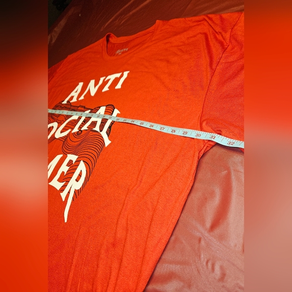 Anti Social Gamer Club Tee sx5X New by RGSTR Red w/White - Picture 5 of 5